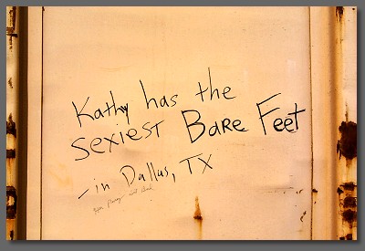 Kathy has the sexiest bare feet in Dallas, TX