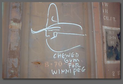 chewed gum for winnipeg