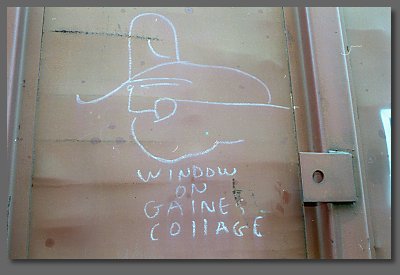window on gaines collage