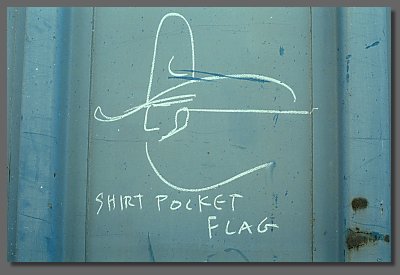 shirt pocket flag