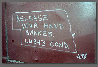 release your hand brakes