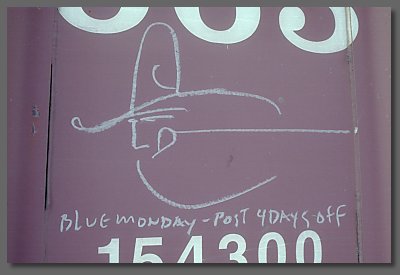 blue monday - post 4 days off
