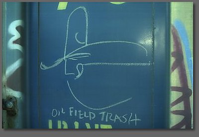 oil field trash