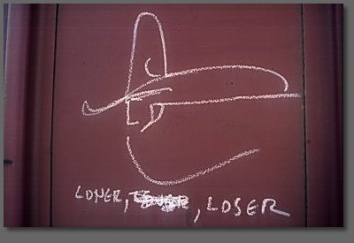 loner, loser