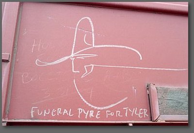 funeral pyre for tyler