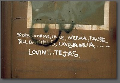 broke, worms, crae, meeka, pause, bill daniels, labrona, lovin...tejas