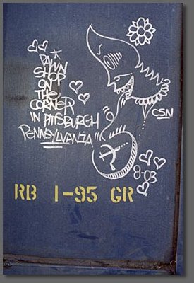 pawnshop on the corner in Pittsburg, Pennsylvania