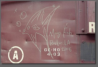 magic fish, Ruston, LA, 2006