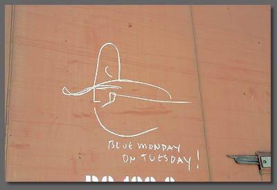 blue monday on tuesday!