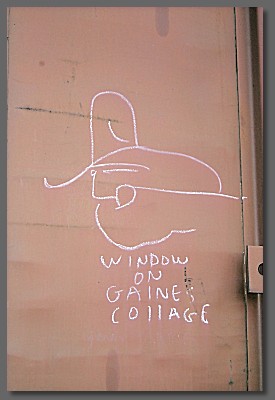window on gaines collage