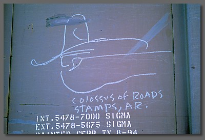colossus of roads, stamps, ar
