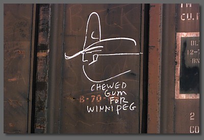 chewed gum for winnipeg