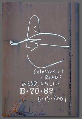 colossus of roads, weed, calif