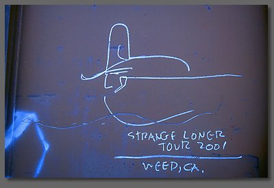 strange loner tour 2001, weed, ca