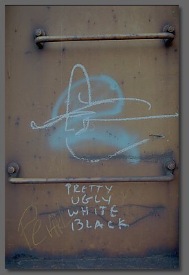 pretty ugly white black