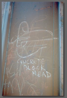 concrete block head
