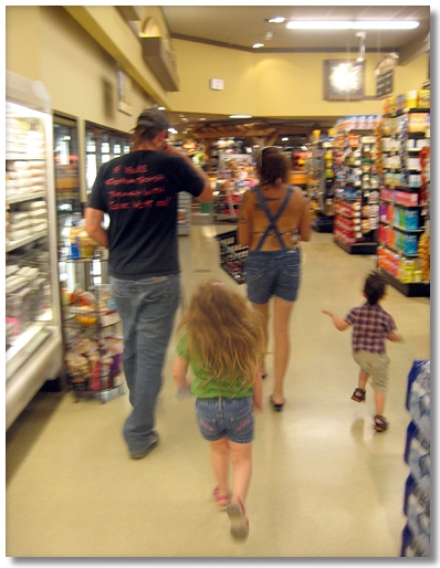 Dustin, Mackie, their two kids, in 2009. Vernon, B.C.