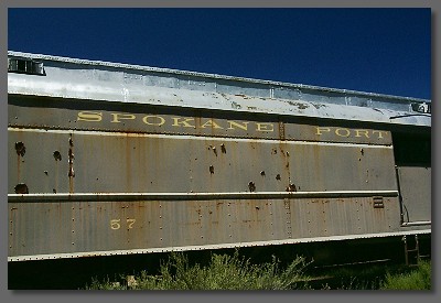 Spokane Portland and Seattle mail storage car #57