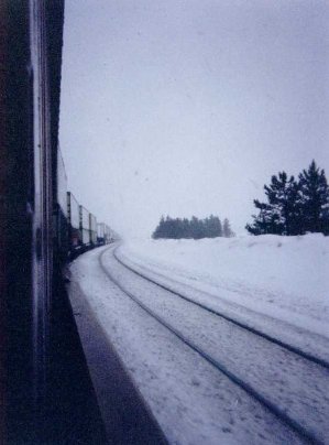 view from train