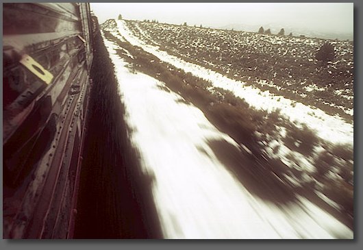 Speeding past the Andesite siding