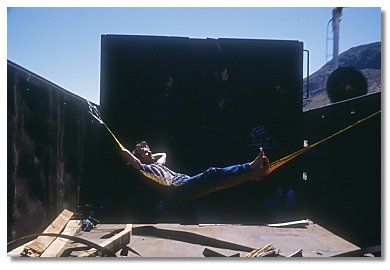 Photo Bill in his hammock
