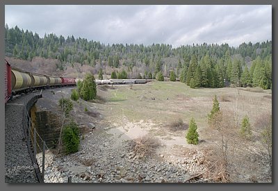 Cantara Loop, above Dunsmuir, CA