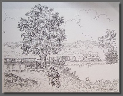 drawing by Drummond Mansfield
