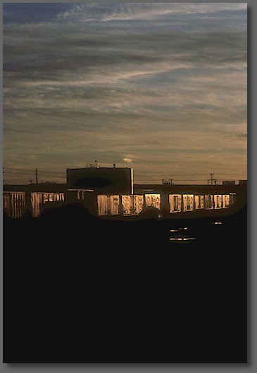 Sunset in the West Oakland Desert Yard