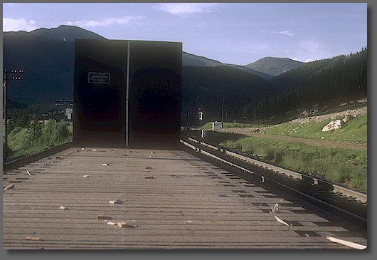 Winter Park siding at the east portal of the Moffat tunnel