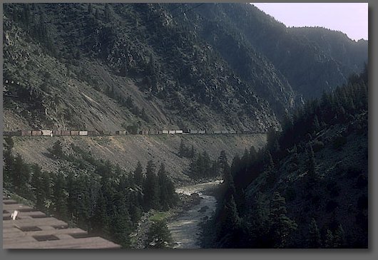 The view from my trusty bulkhead flat