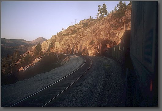 Going over the Sierra from Roseville to Sparks