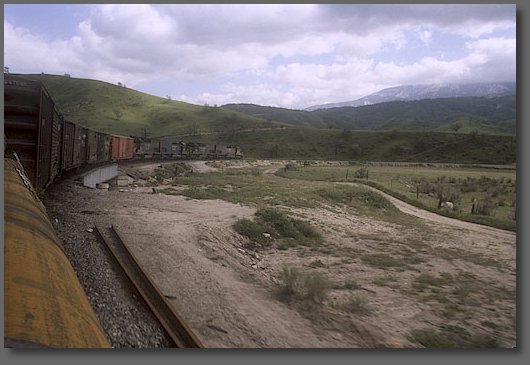 Starting up the west side of the Tehachapis