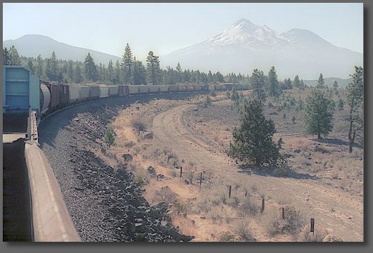 In a gondola below Grass Lake