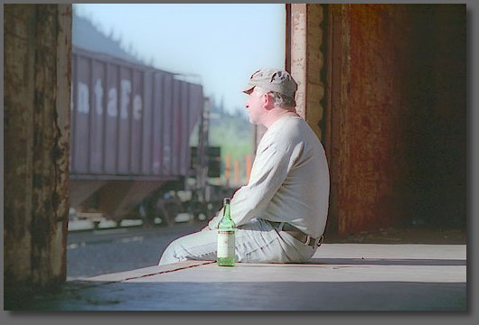 Waiting to head north from Black Butte