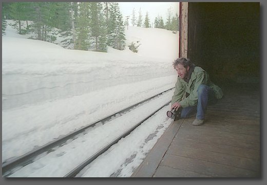 Photo Bill filming over Donner