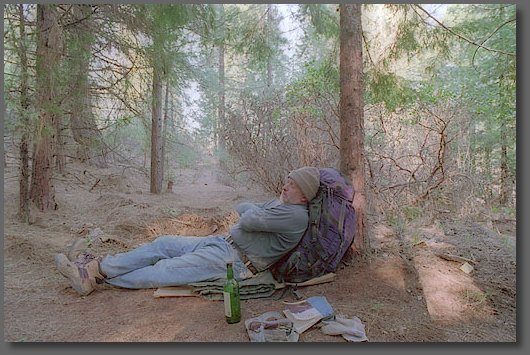 Waiting for a train in Dunsmuir