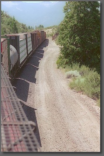 Approaching the east switch at Black Butte