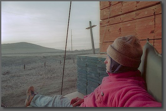 Watching the sunrise - south of Klamath Falls