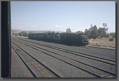 engines in the Oroville, CA Union Pacific yard