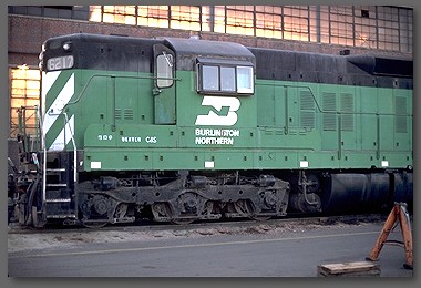 Burlington Northern high-nose SD9